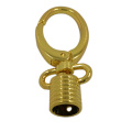 Sacos de Fábrica Dongguan Mais Novo Design Ouro Metal Snap Hook Stopper